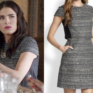 {Tory Burch} Deandra Boucle Knit Tweed Dress